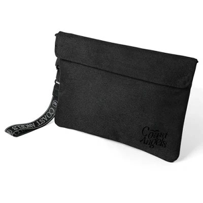Image of Smell Proof Bag Large Pouch with Odour Absorbing Carbon Lining Discreet Container, Black