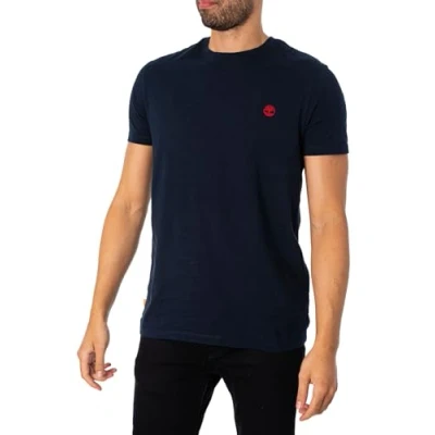 Image of Timberland Dunstan River CREW TEE Basic Tshirt, Men&#039;s, Size: Small, Dark sapphire