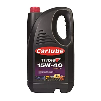 Image of Carlube KAJ050 Triple T 15w40 SHPD E7 Engine Oil 5 Litre x 2