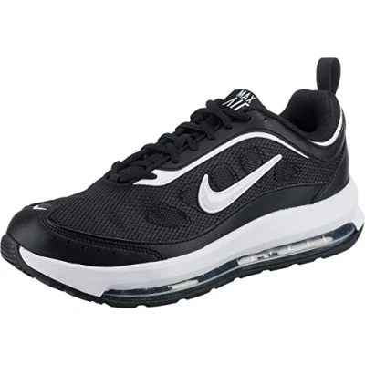 Image of NIKE Women&#039;s Air Max Running Shoe,Black White Black Bright Crimson,5.5 UK