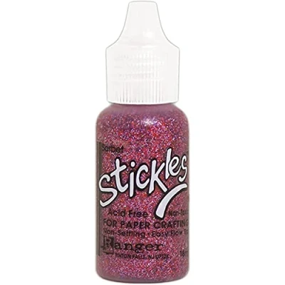 Image of Ranger SGG59745 Sorbet Stickles Glitter Glue, Synthetic Material, Pink, 2.5 x 7.5 cm