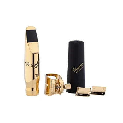Image of Vandoren SM825GMKO V16 T9M Plus Optimum Ligature/Cap Tenor Metal Mouthpiece