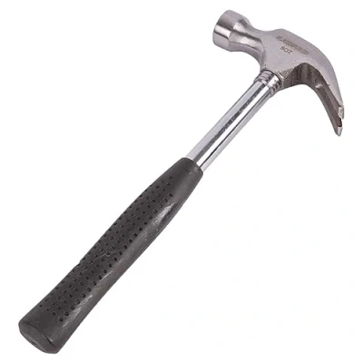 Image of Black 8oz Tubular Steel Claw Hammer By Blackspur