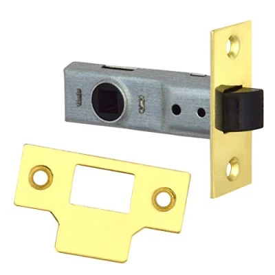 Image of UNION UNNY2600PL25 Y2600 Tubular Latch Essentials Polished Brass 65mm 2.5in Visi Mortice, Set of 25 Pieces
