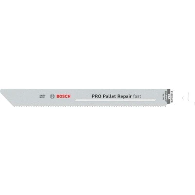 Image of Bosch 5 x PRO Pallet S1022HFR Repair Fast Reciprocating Saw Blade (for Steel, Wood with Nails, Length 200 mm, Professional Accessories Saw)