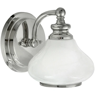 Image of Ainsley 1 Light Indoor Wall Polished Chrome IP44, G9
