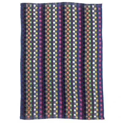 Image of Jansons Direct Linens Two Pack 100% Cotton Multi Colour Check Hand Towel 50cm x 80cm