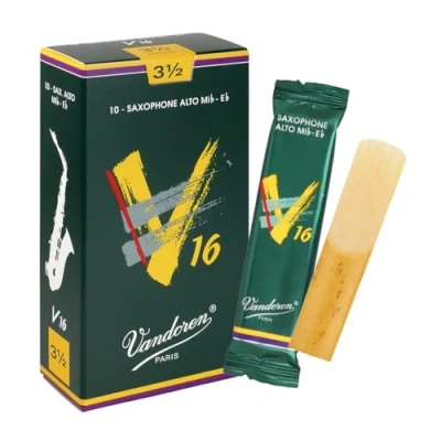 Image of Vandoren V16 Alto Saxophone Reeds Box of 10 Strength 3.5