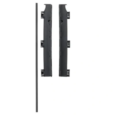 Image of Safetots Safety Barrier for Open Plan Staircases, Wall Mounting Kit, Black, Metal, Kit Stairs