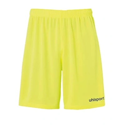 Image of uhlsport Center Basic Shorts Men&#039;s Fluo Yellow/Black, L