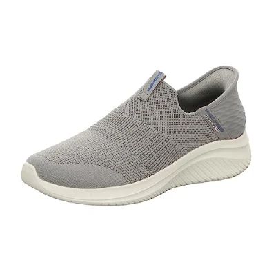 Image of Skechers Ultra FLEX 3.0 Trainers, Men&#039;s, Size: 5.5, Grey Textile