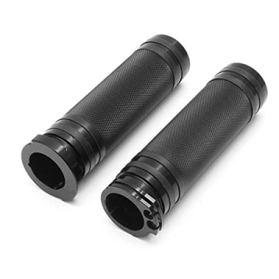 Image of MOMOALA Pair 1inch 25mm Motorcycle Handlebar Hand Grips compatible with Harley Sportster Cruiser Bobber