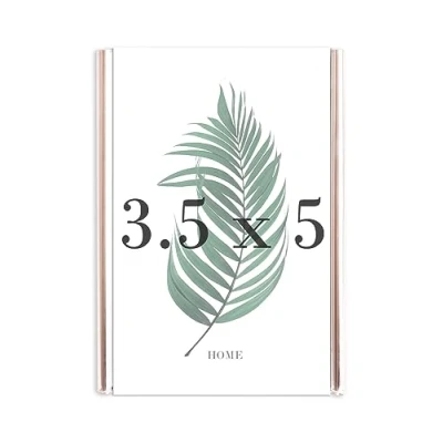 Image of Inov8 Framing Tarnish Resistant Silver Plated Picture Frame Slide Design for 3.5x5 Inch (9x12cm) Photo