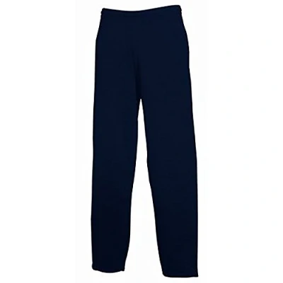 Image of Fruit of the Loom Men&#039;s Jogging Bottoms Deep Navy Large