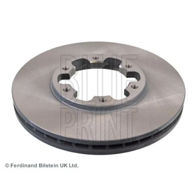 Image of 402060W001, 402061W200, 40206VE400 Brake disc BLUE PRINT ADN143138 Front Axle 283mm 28mm 6 Hole 124mm internally vented Coated NISSAN: Elgrand