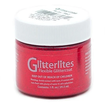 Image of Angelus Glitterlites Ruby Red 1oz