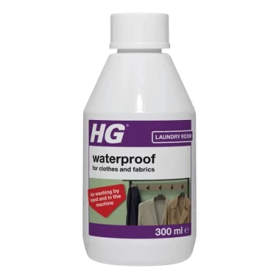Image of HG Waterproof for Cotton, Linen, Wool and Mixed Fabric Types, Clothing &amp; Accessories Water Proofing Formula, Machine or Hand Washing, Effective Easy to Use 300ml (177030106)