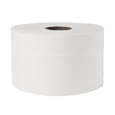 Image of Jantex Micro Twin Toilet Paper 2 Ply (Pack of 24), White, Roll Length: 125 metre, CHSA Accredited, Recycled Rolls, GL063
