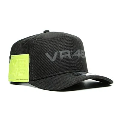 Image of Dainese VR46 9Forty Cap, Baseball for Men and Women, Black/Fluo Yellow, N