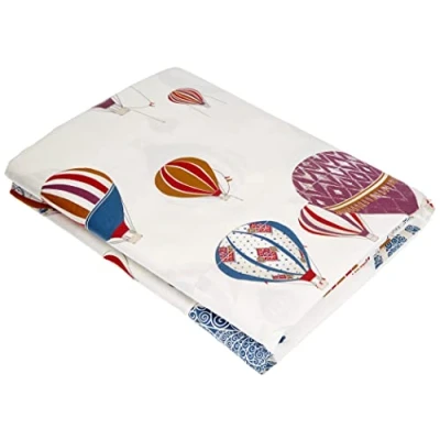 Image of Gabel Duvet Cover Set, Cotton, Blue, UNA Piazza e Mezza