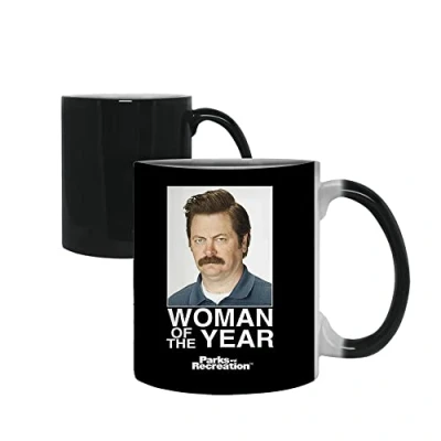 Image of Giftme Ron Swanson Woman of The Year Birthday, Secret Santa Unique Magic Mug Ceramic Coffee Tea Mug.