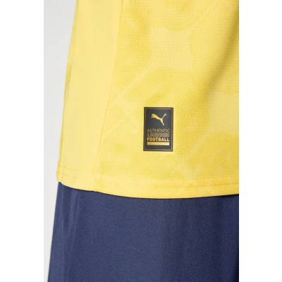 Image of Puma ACM Replica Football shirt, Men&#039;s, Size: Small, Sunny yellow/dark myrtle