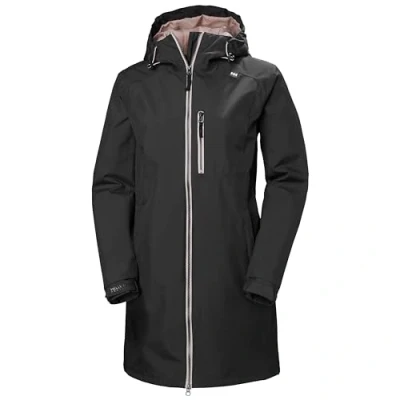 Image of Helly Hansen Womens W Long Belfast Jacket Ebony, XS