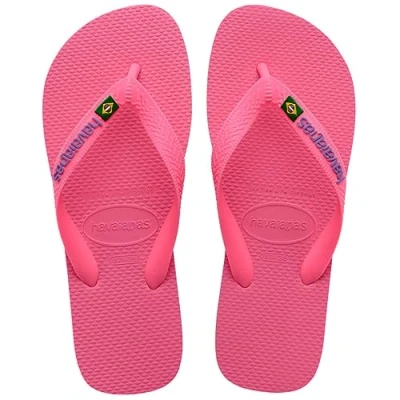 Image of Havaianas Brasil Logo Crystal Rose 23/24
