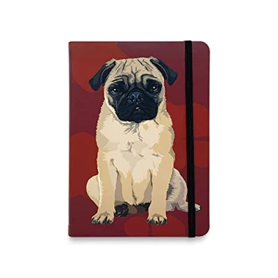 Image of Pug Pocket Notebook by Leslie Gerry