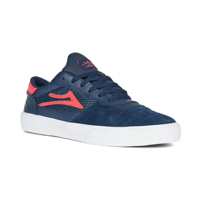 Image of Lakai Cambridge Unisex Trainers navy/red, Size: 13, Navy/red shoes