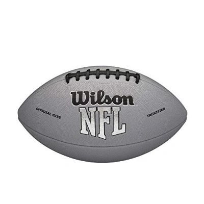 Image of Wilson NFL MVP Official Football Gray Version, (Age 14+)