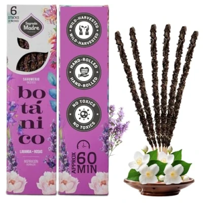 Image of Sagrada Madre Botanical Lavender Rose. Incense Sticks