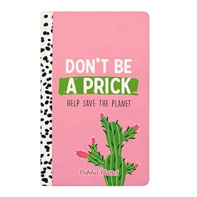 Image of Pukka Pad, Planet A5 Soft Cover Notebook Casebound Journal Featuring Acid Free, Vegan Inks and Glue with Ethically Sourced Recycled Paper, 21.5 x 13.4cm Help Save The