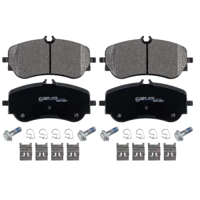 Image of 2H6698451, 2H6698451A, 65508206002, 65508206005 Brake pad set BLUE PRINT ADV184264 VOLKSWAGEN: Amarok Pickup, Crafter Van, Platform / Chassis