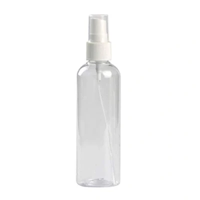Image of SpirWoRchlan Spray Bottle Empty Plastic Fine Mist Travel Atomiser Clear Refillable &amp; Reusable Mini Bottles Toiletries Liquid Containers for Cosmetic Make up 100ml