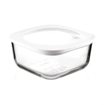 Image of Guzzini Kitchen Active Design, STORE&amp;MORE GLASS, Leak proof Glass Fridge/Freezer/Microwave Container (L) Transparent, 19,5 x h9,3 cm 1900 cc 11330211