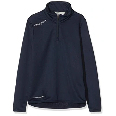 Image of Uhlsport UHLSH Kids Essential 1/4 Zip Top Sweatshirt marine/white, 152