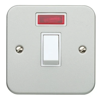 Image of Superswitch Metalclad SW85 Double Pole Switch with Neon