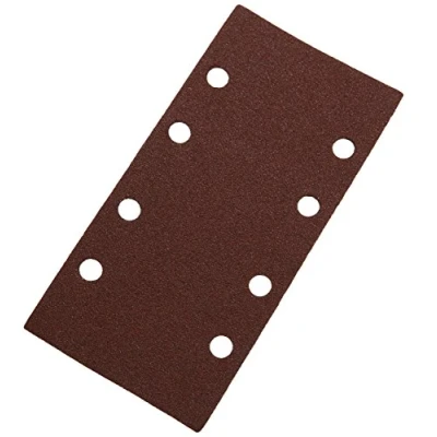 Image of Silverline Hook &amp; Loop 1/3 Sheets Punched 10pk 80 Grit