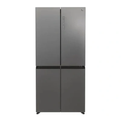Image of HOOVER HHCR3818ENPL Fridge Freezer Inox, Silver/Grey