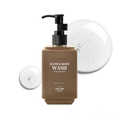 Image of [VILLAGE11FACTORY] Hand &amp; Body Wash WILL COMFORT (300ml) Korean Skincare Vegan and with Hinoki Essential Oil for Deep Nourishment Invigorating Cleansing