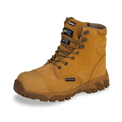 Image of Beeswift Click Waterproof Nubuck Side Zip and Lace up Safety Boots