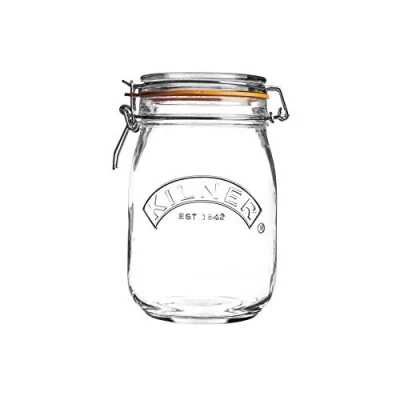 Image of Kilner Clip Top Jar Round 1 Litre