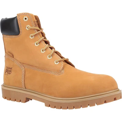 Image of Timberland Pro Iconic Safety Toe Work Boot Mens Tan Size UK 12