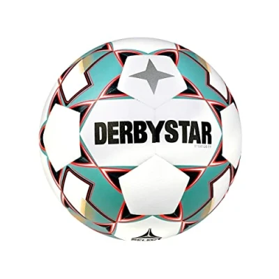 Image of Derbystar Stratos Ball White Blue Orange 4
