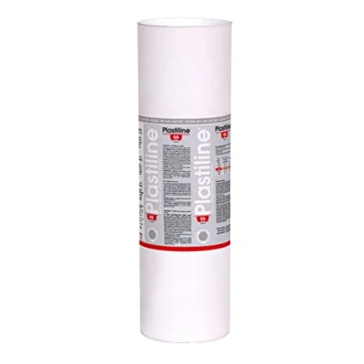 Image of Plastiline 10655T Tube of Modeling Dough, High Precision Modeling, Sculpting, Molding Hardness 55 (Medium) 10 kg Light gray tint. Made in France