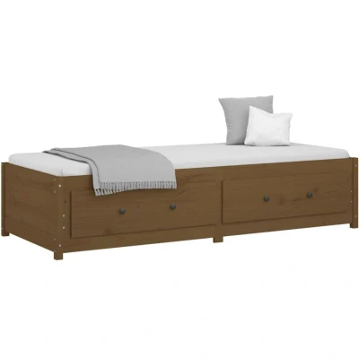 Image of vidaXL Day Bed without Mattress Honey Brown 80x200cm Solid Wood Pine