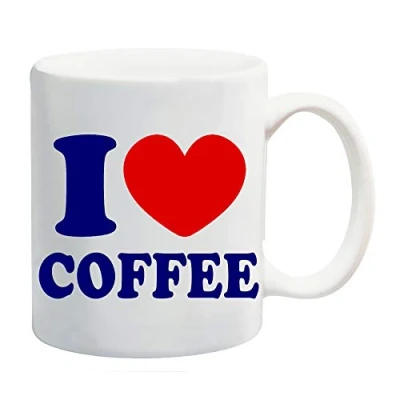Image of Dynamite Gifts I Love Heart Coffee Mug Gift Present