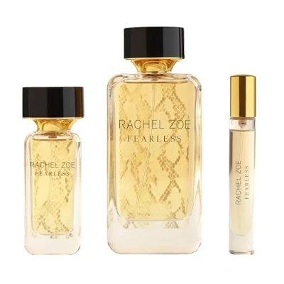 Image of Rachel Zoe Fearless Set Of 3 Eau De Parfum Sprays 3.4 Oz Spray, 1 0.34 Spray Perfectly Balanced Feminine Perfume For Women Lasting Signature Designer Scent