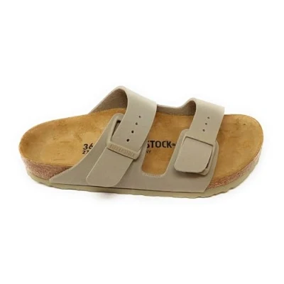 Image of Birkenstock Unisex Arizona BS Birko Flor Faded Khaki Sandals 5 UK